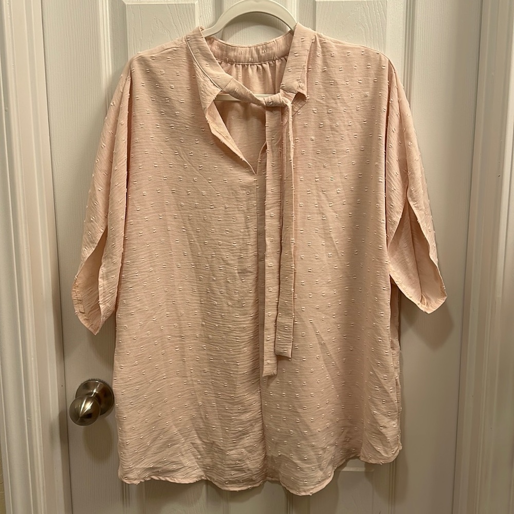 Blush pink top